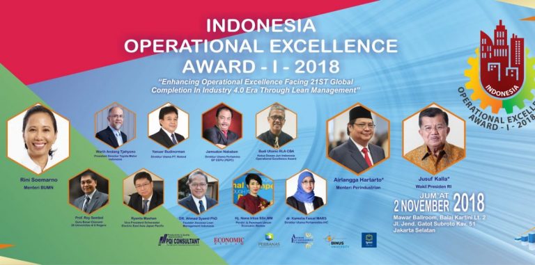 Keberhasilan  PQI Consultant & Asosiasi Lean Manajemen Indonesia di IOEA (Indonesia Operational Excellence Awards)